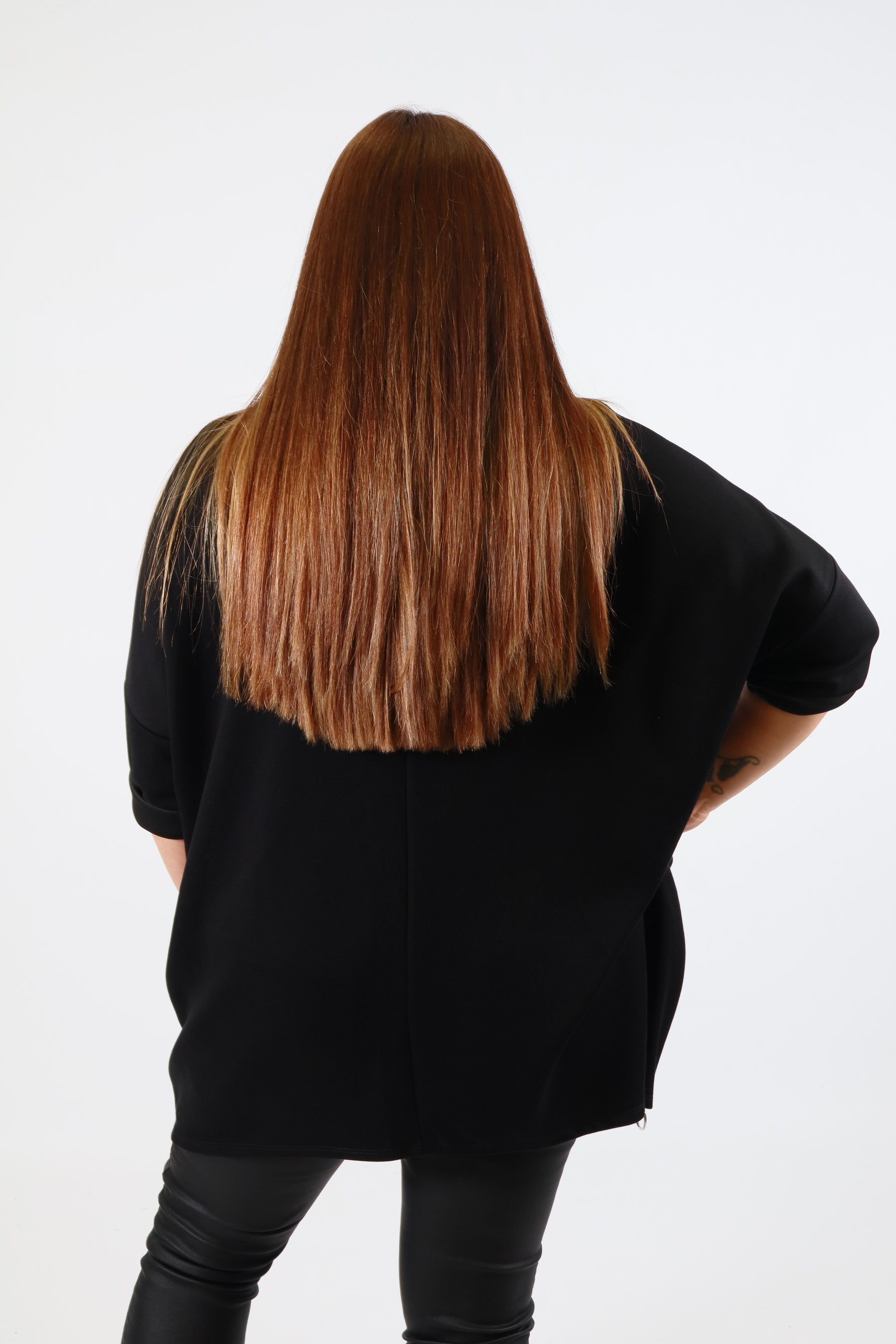 Sadie Sequin Sweater in Black