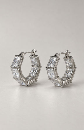 Sara Earrings in Silver 