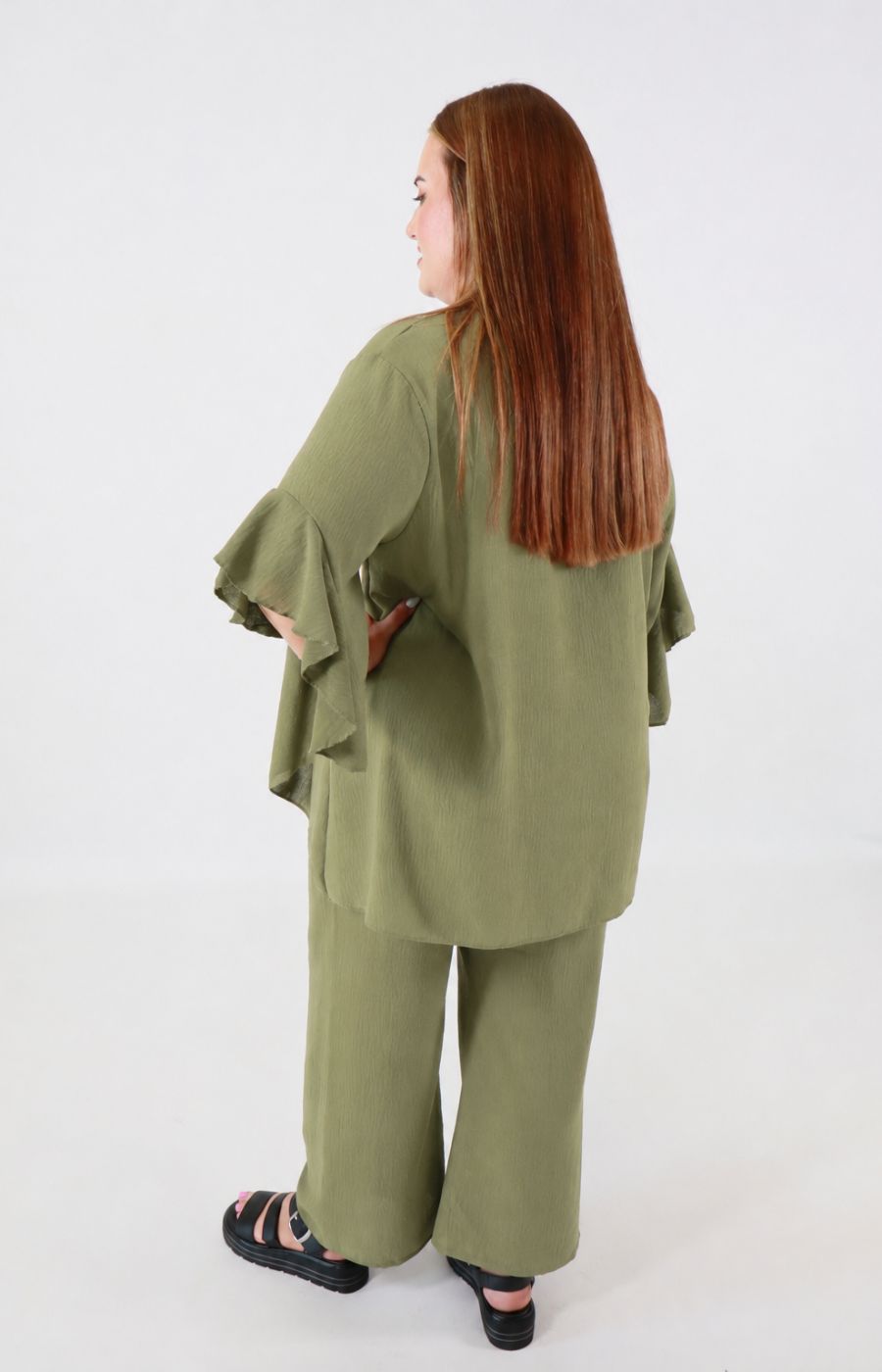 Sasha Co-ord in Khaki 