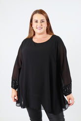 Serenity Blouse in Black