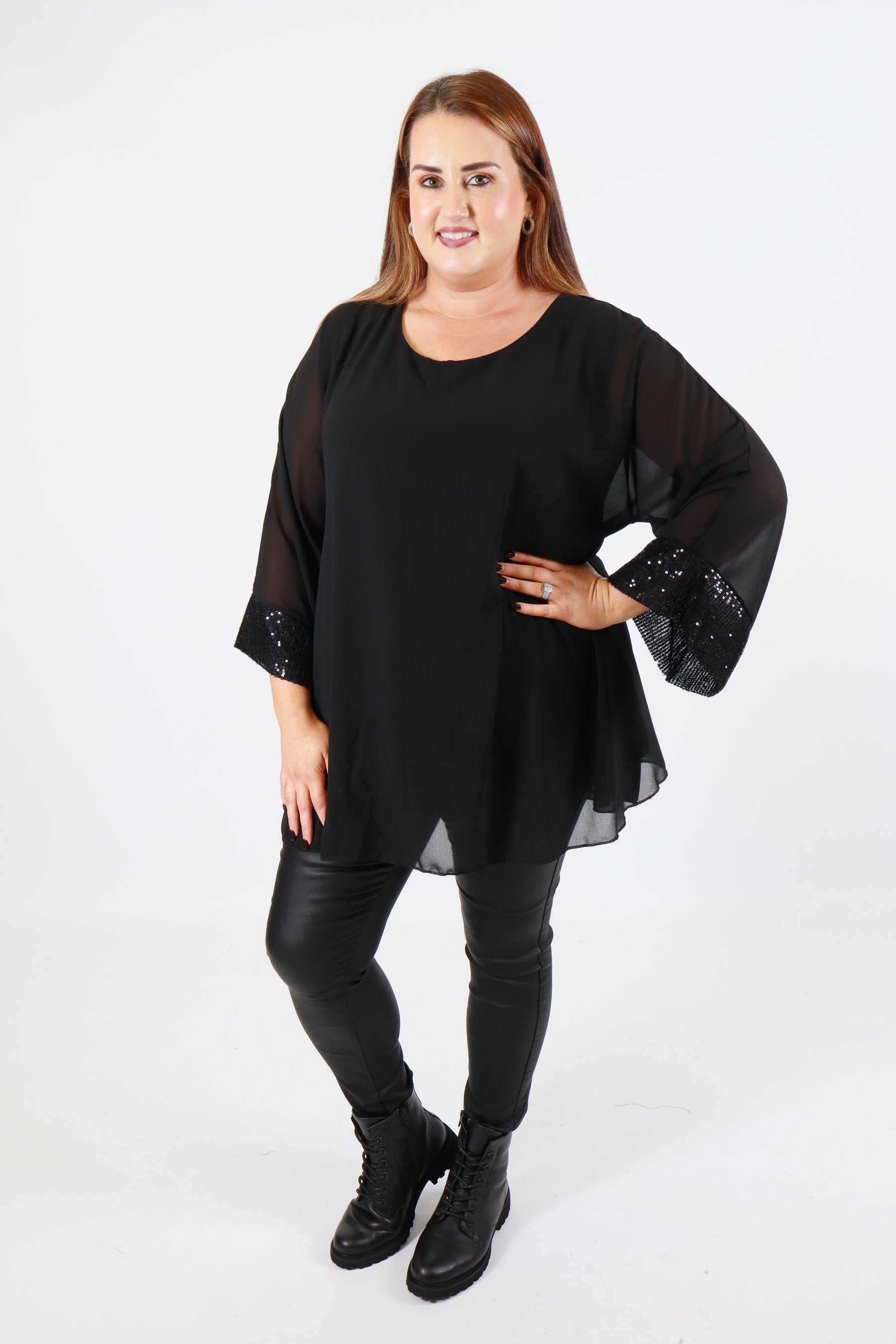 Serenity Blouse in Black