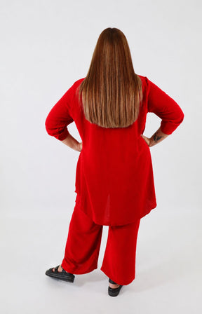 Shania Co-ord in Red 