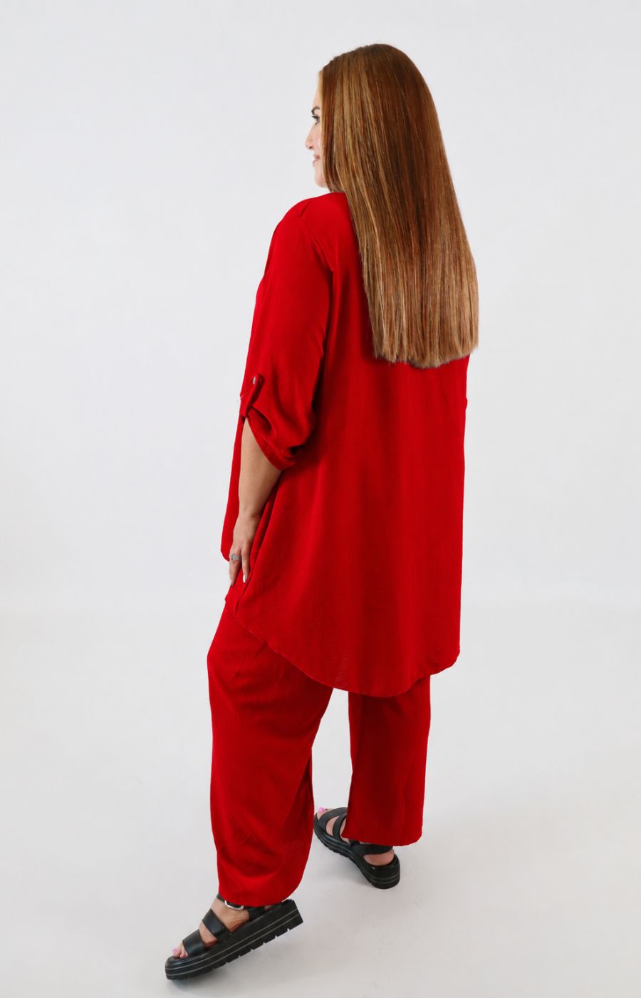 Shania Co-ord in Red 