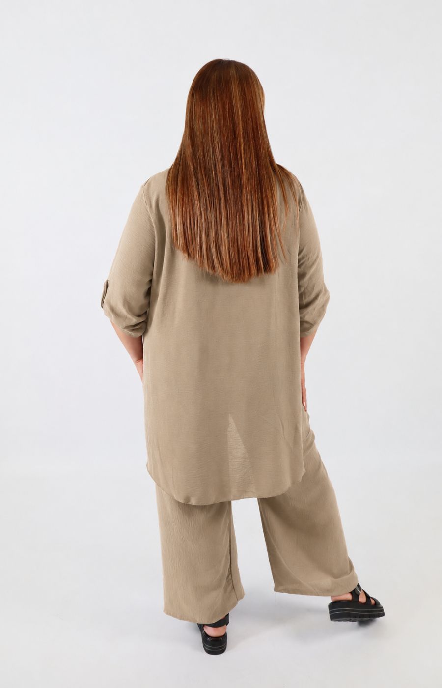 Shania Co-ord in Taupe 