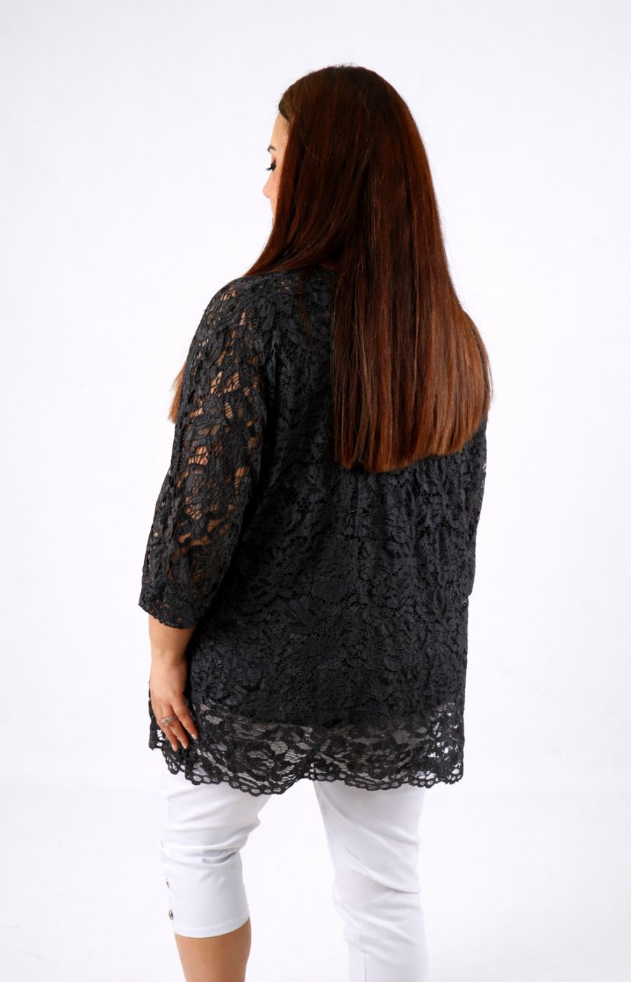 Sienna Lace Top in Black 