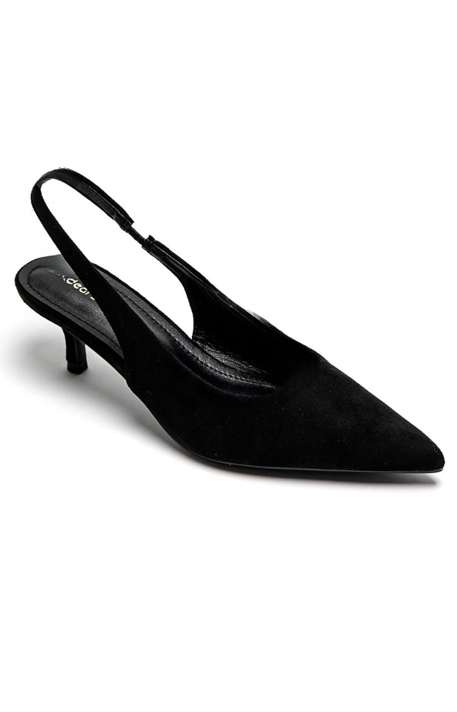 Sling Back Shoe in Black