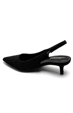 Sling Back Shoe in Black