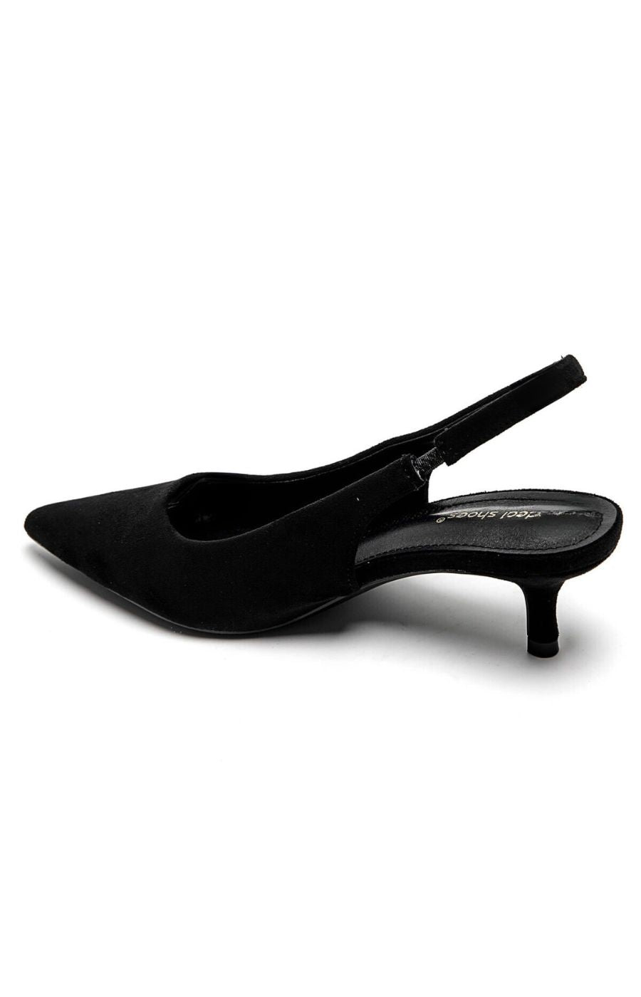 Sling Back Shoe in Black