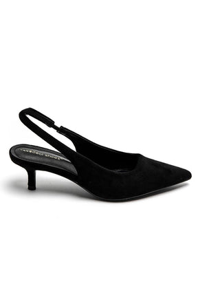Sling Back Shoe in Black