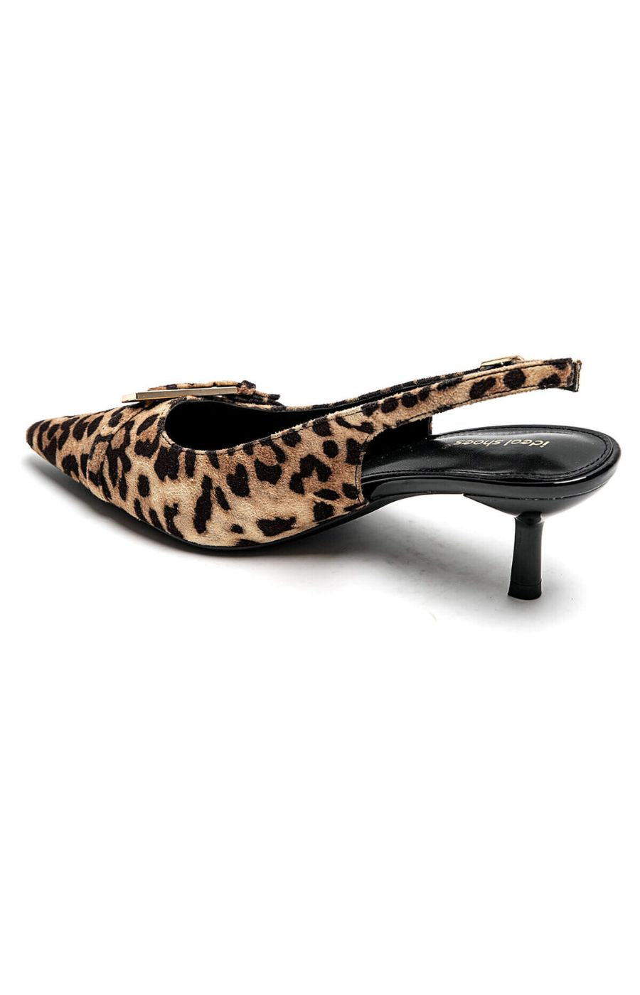 Sling Back Shoe in Leopard Print