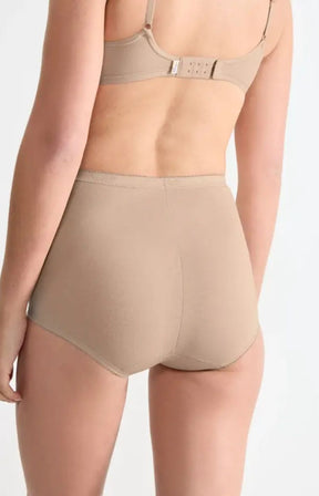 Sloggi Basic+ Maxi Underwear 3 Pack in Beige