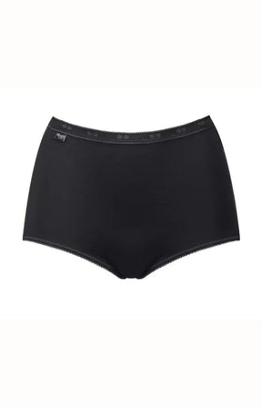 Sloggi Basic+ Maxi Underwear 3 Pack in Black