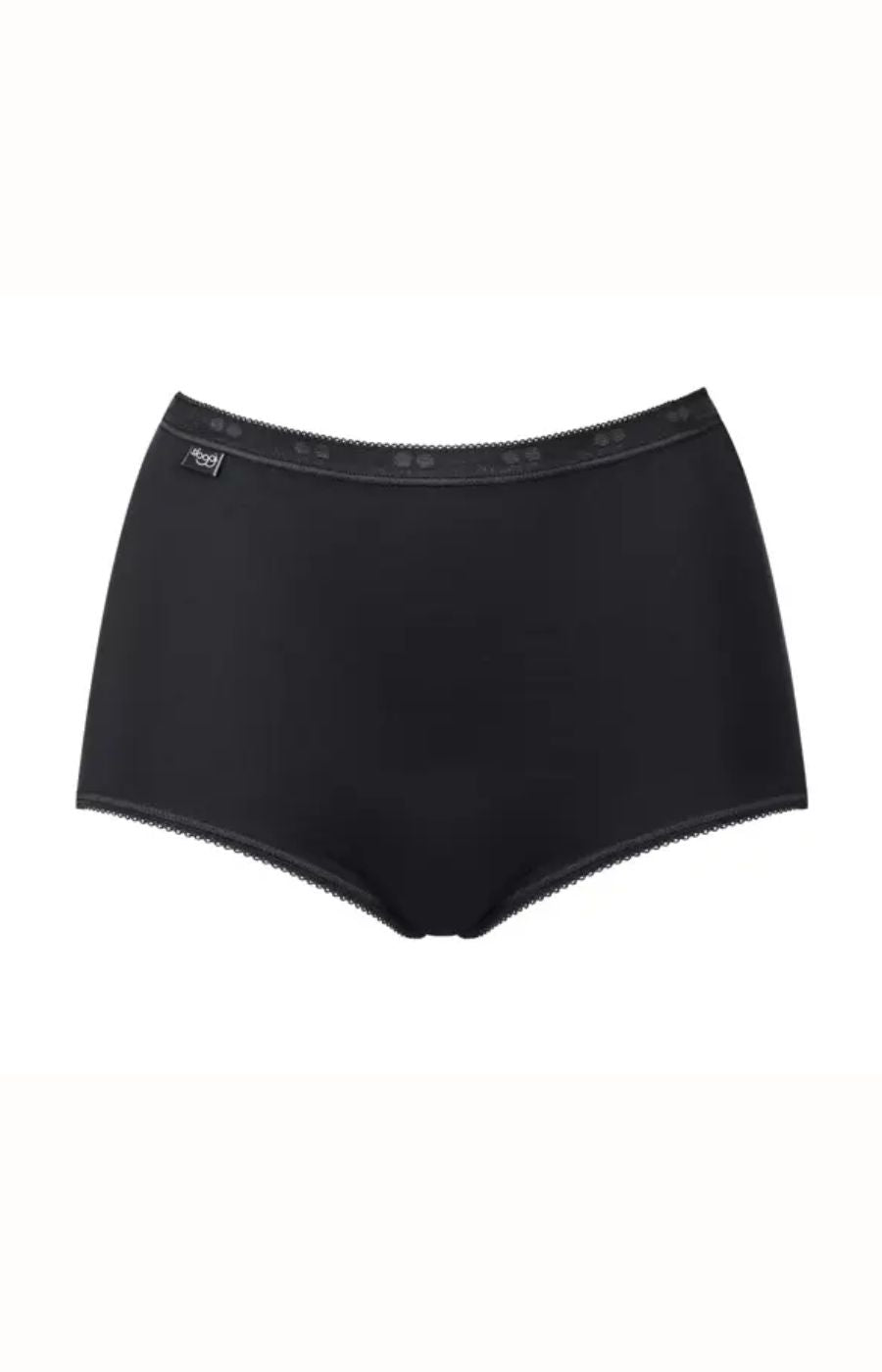 Sloggi Basic+ Maxi Underwear 3 Pack in Black