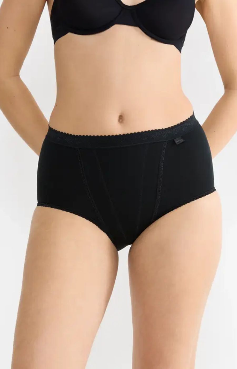 Sloggi Control Maxi Underwear 2 Pack in Black
