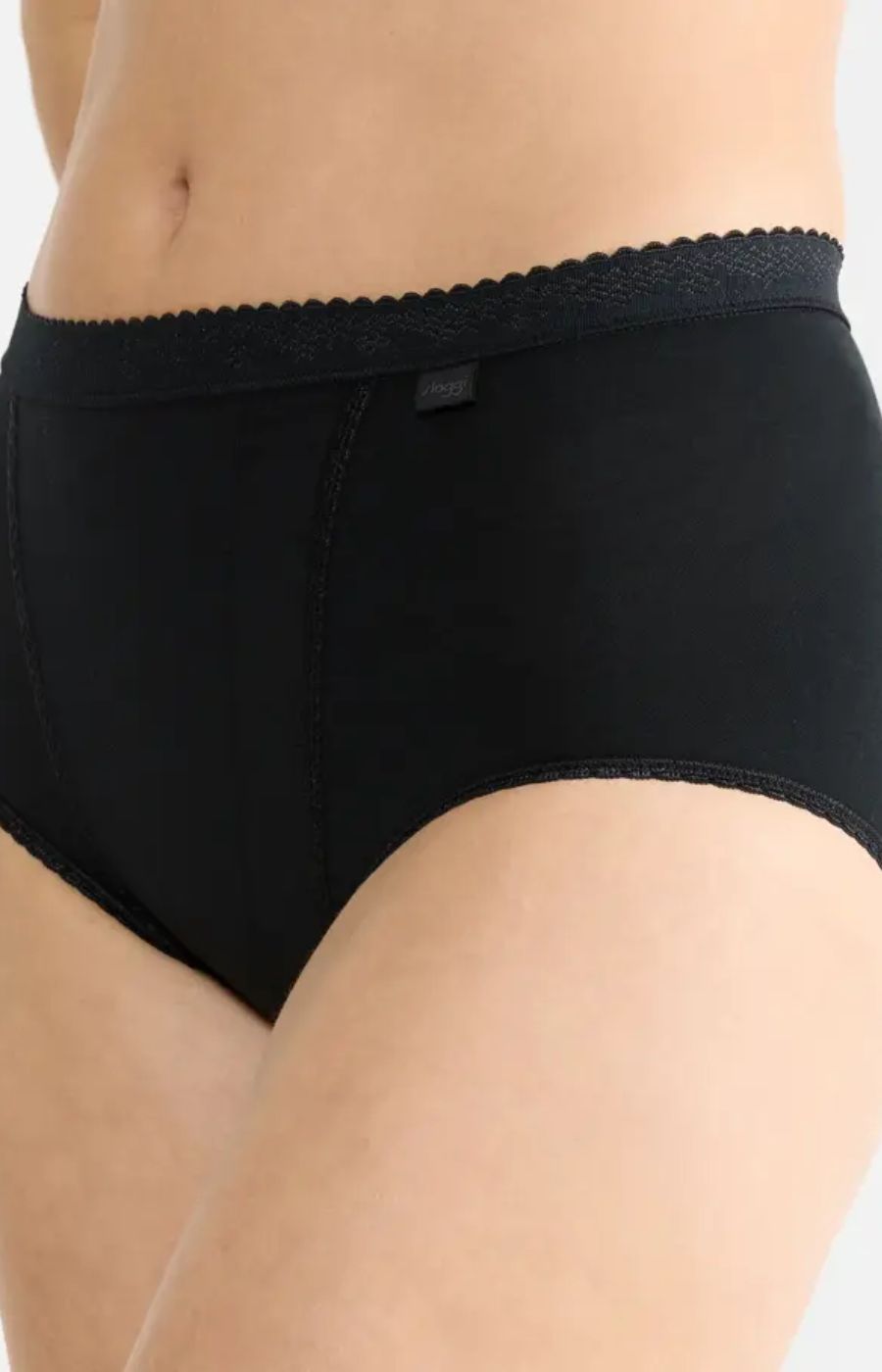 Sloggi Control Maxi Underwear 2 Pack in Black