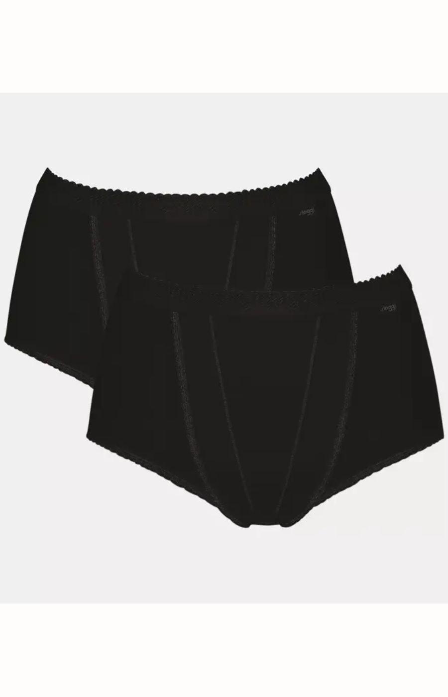 Sloggi Control Maxi Underwear 2 Pack in Black
