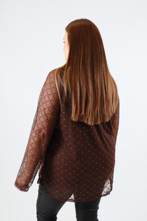 Sofia Top in Brown