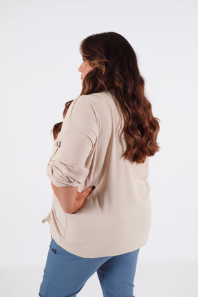 Stephanie Blouse in Beige