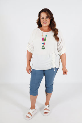Stephanie Blouse in Cream