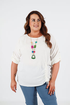 Stephanie Blouse in Cream