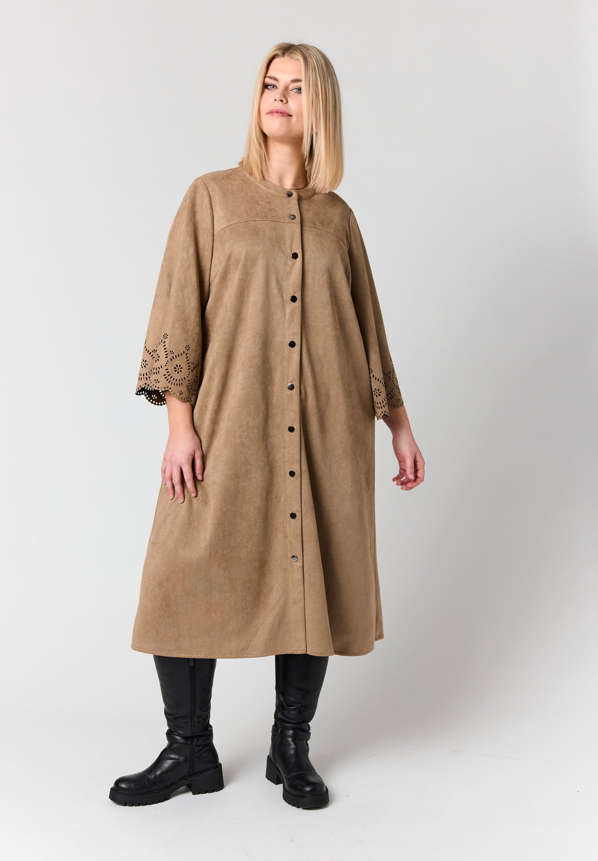 Studio Mirelle Dress in Tan 