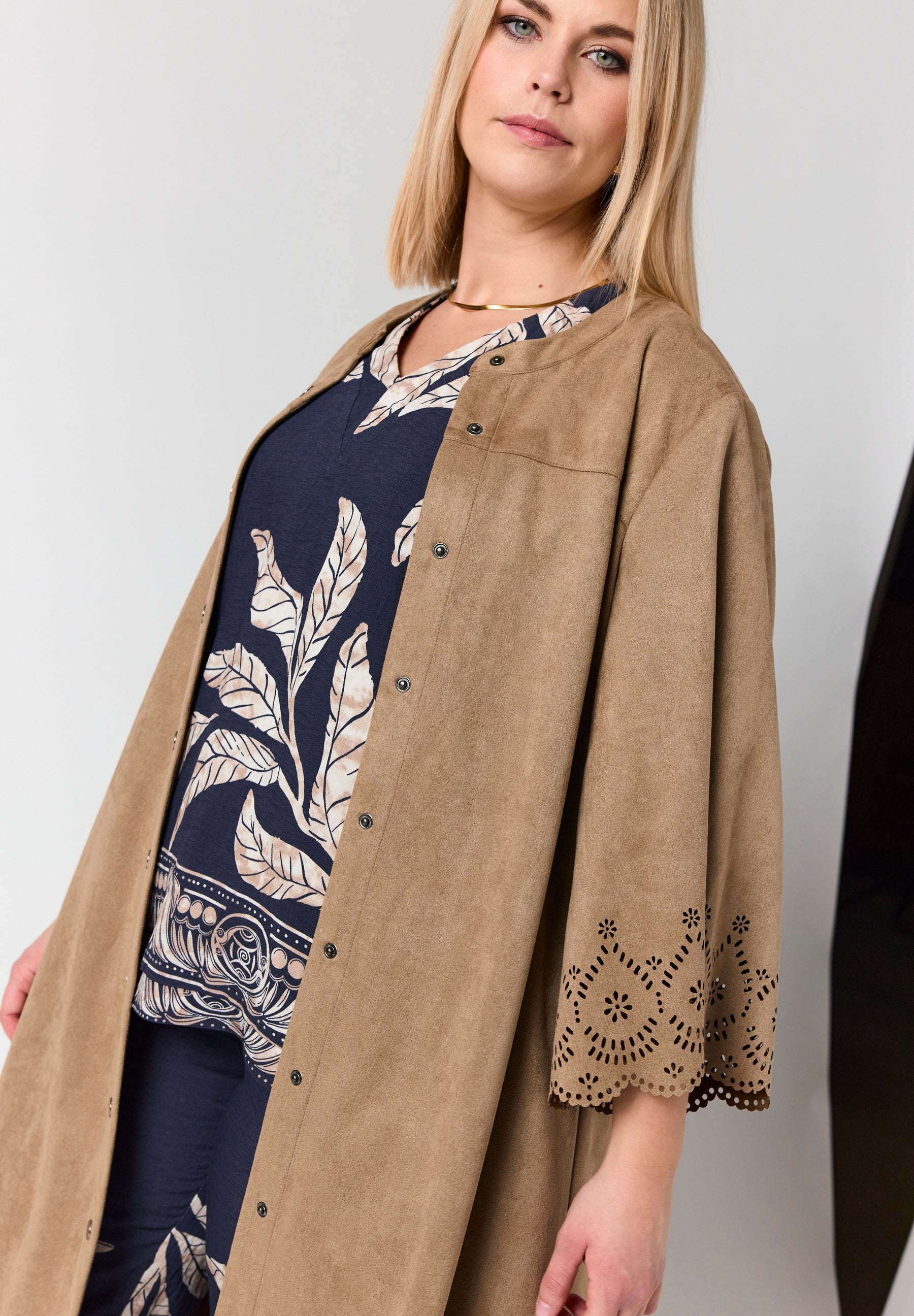 Studio Mirelle Dress in Tan 