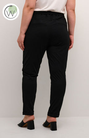 Kaffe Curve Jia Belt Pants in Black