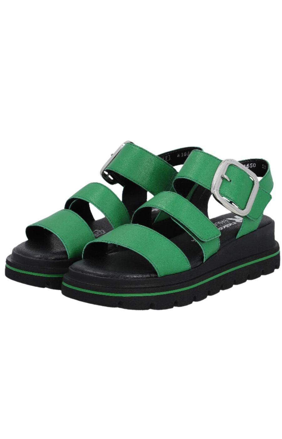 Rieker Green Strapped Sandal