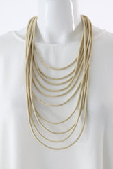 Talia Necklace in Beige