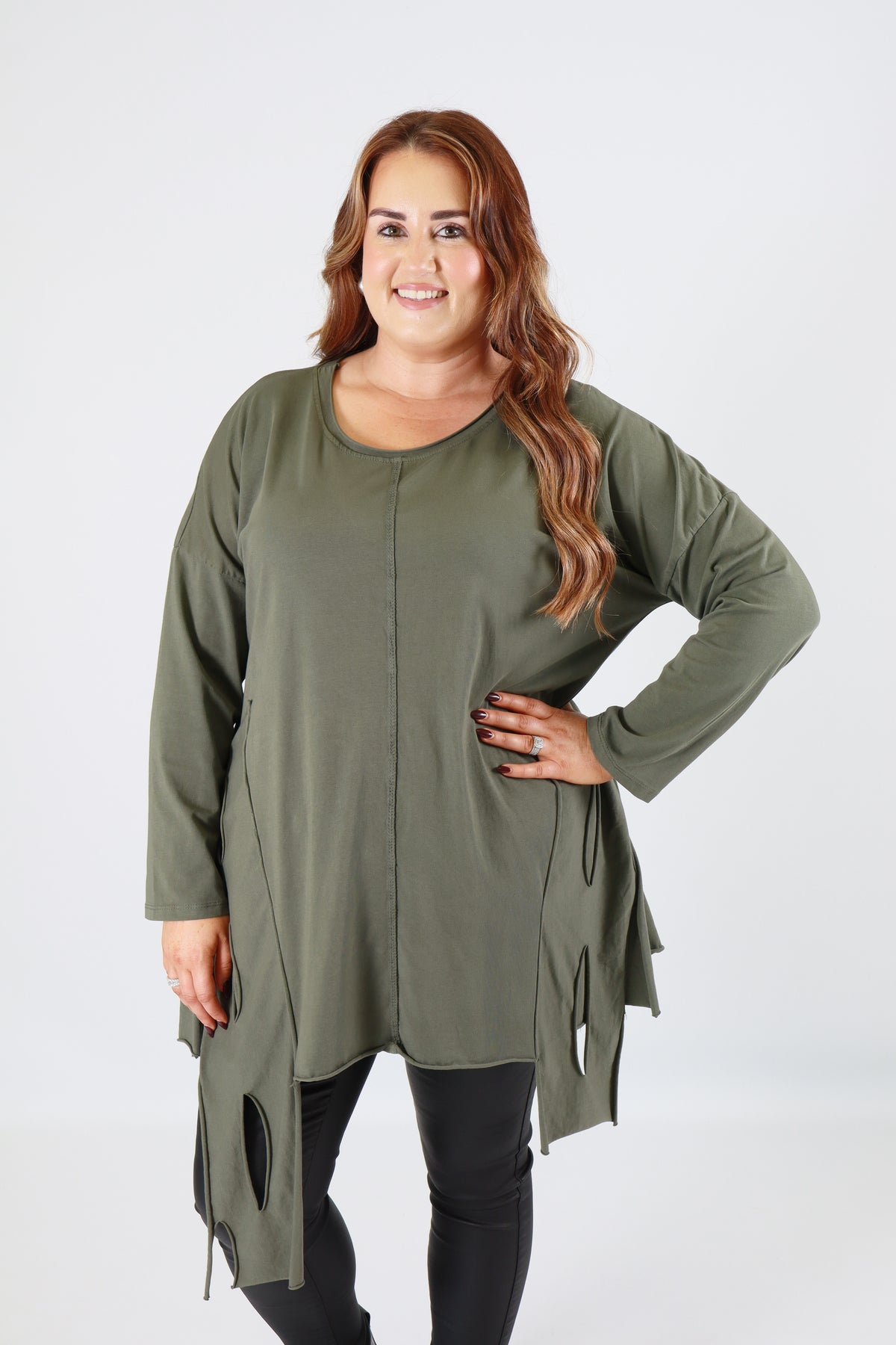 Tamsin Top In Khaki