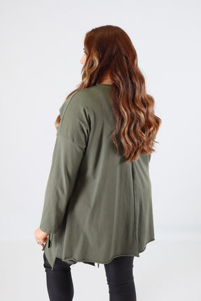 Tamsin Top In Khaki