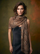 Tanya Scarf in Coffee, This image was created using AI