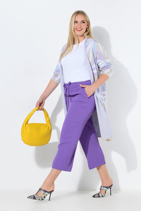 Ulla Popken 7/8th Trousers in Lilac