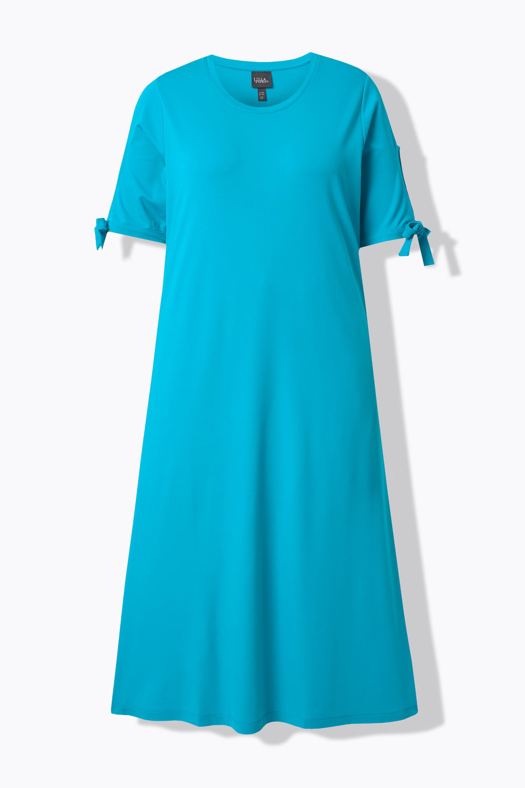 Ulla Popken A-Line Midi Dress in Turquoise 