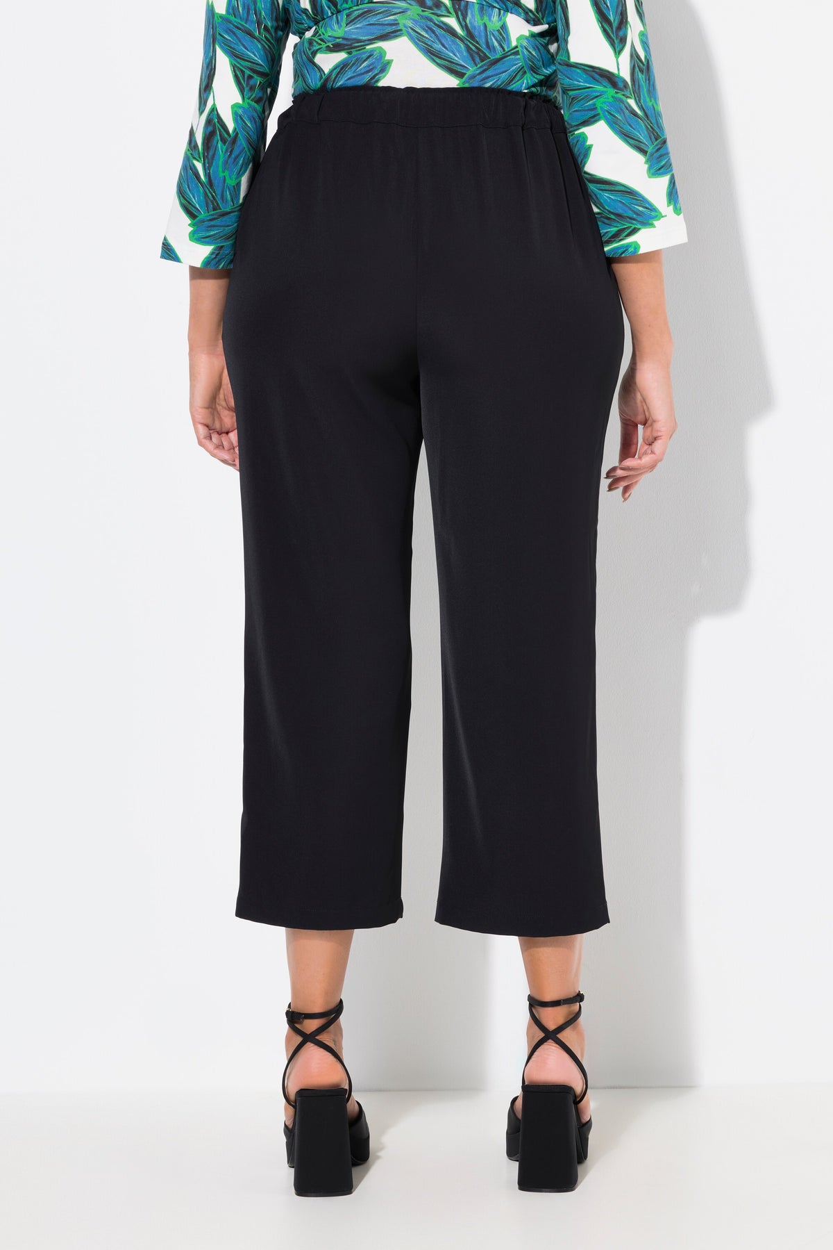 Ulla Popken Black 7/8th Trousers