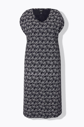 Ulla Popken Black Floral Dress