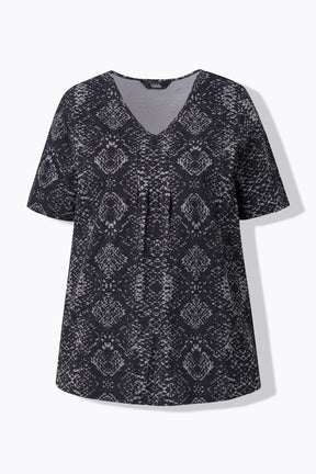 Ulla Popken Black Snake T-Shirt