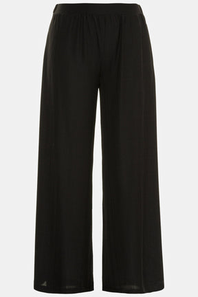 Ulla Popken Black Wide Leg Trousers
