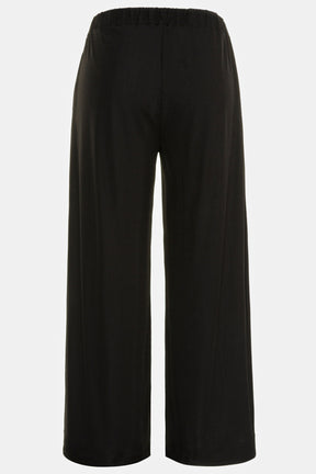 Ulla Popken Black Wide Leg Trousers