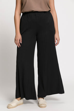 Ulla Popken Black Wide Leg Trousers