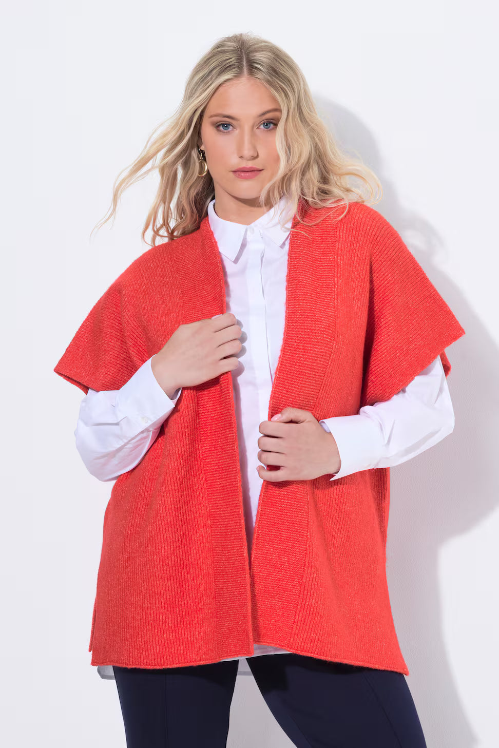 Ulla Popken Cardigan in Red