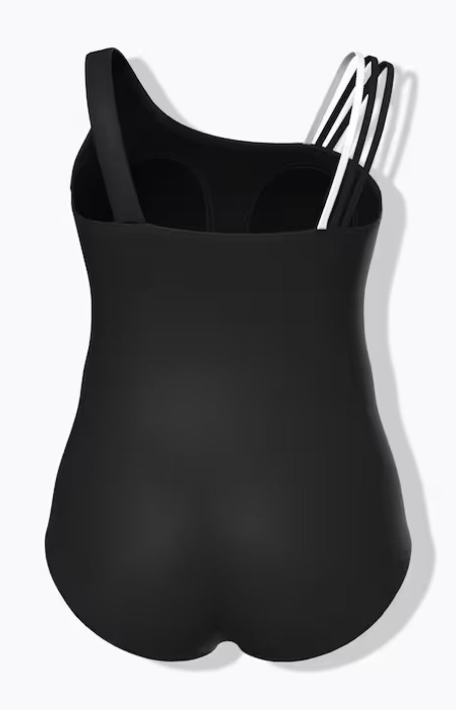 Ulla Popken Floral Monochrome Swimsuit 