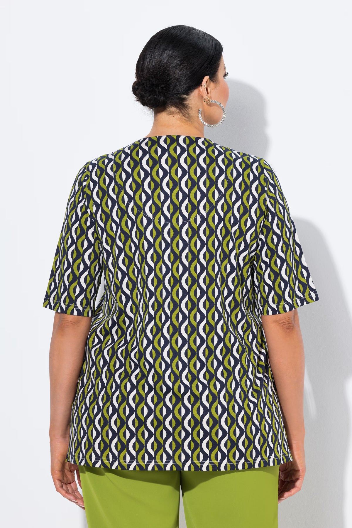 Ulla Popken Graphic Green T-Shirt