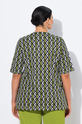 Ulla Popken Graphic Green T-Shirt