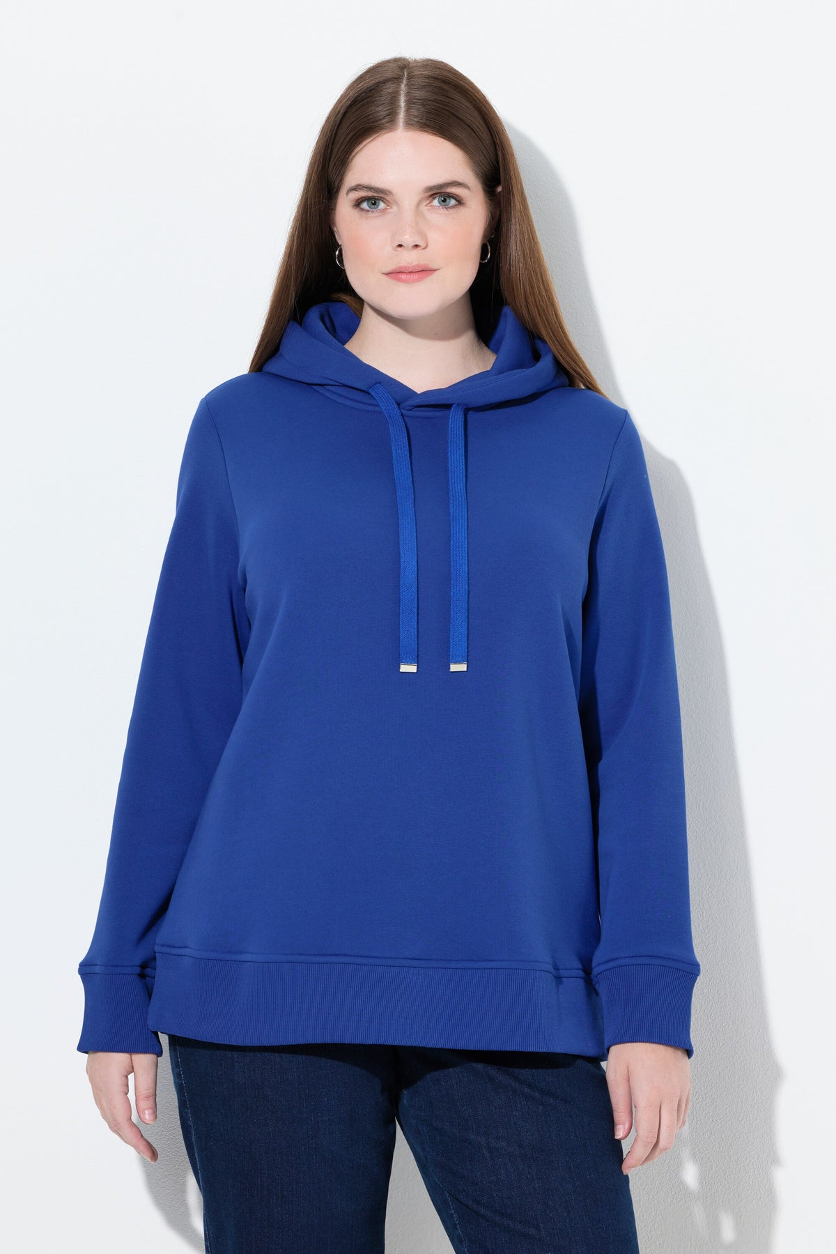 Ulla Popken Hoodie in Blue