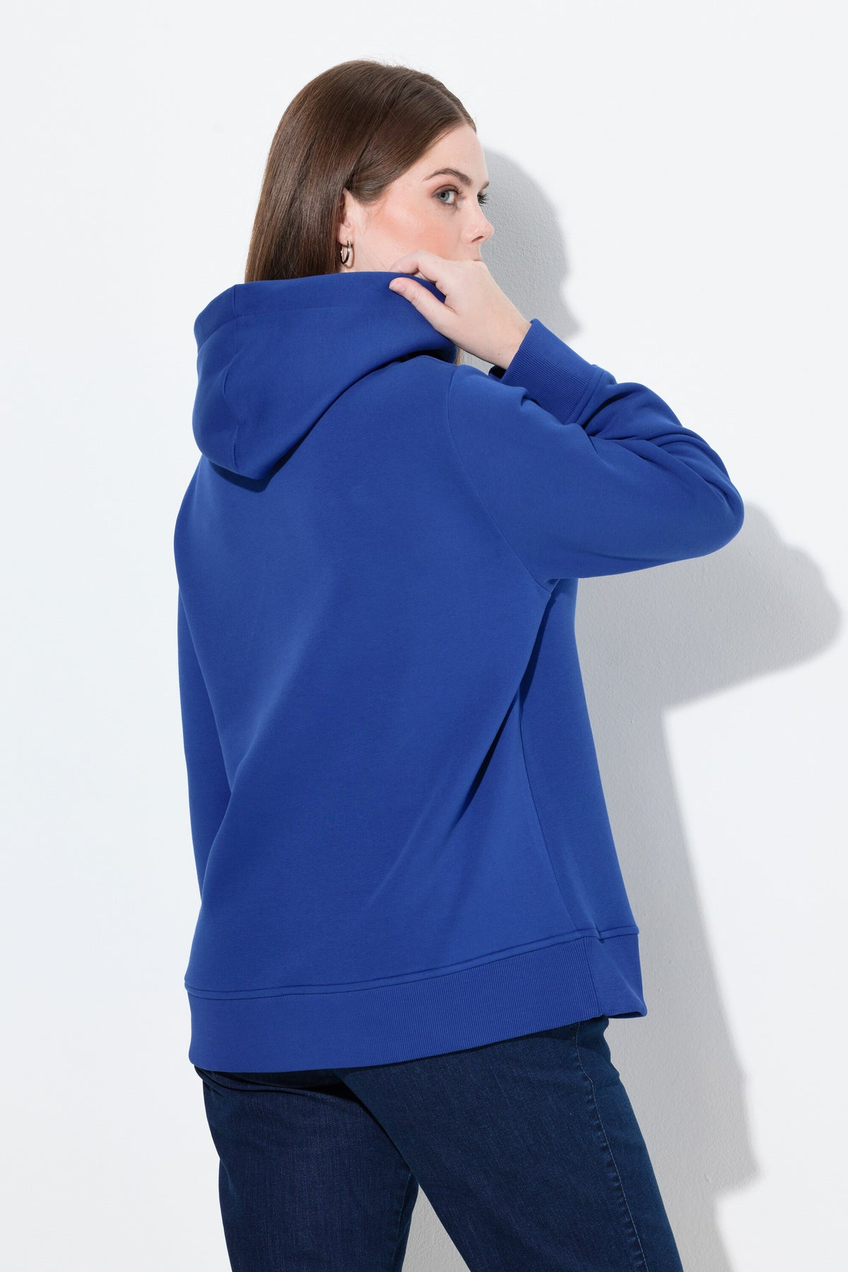 Ulla Popken Hoodie in Blue
