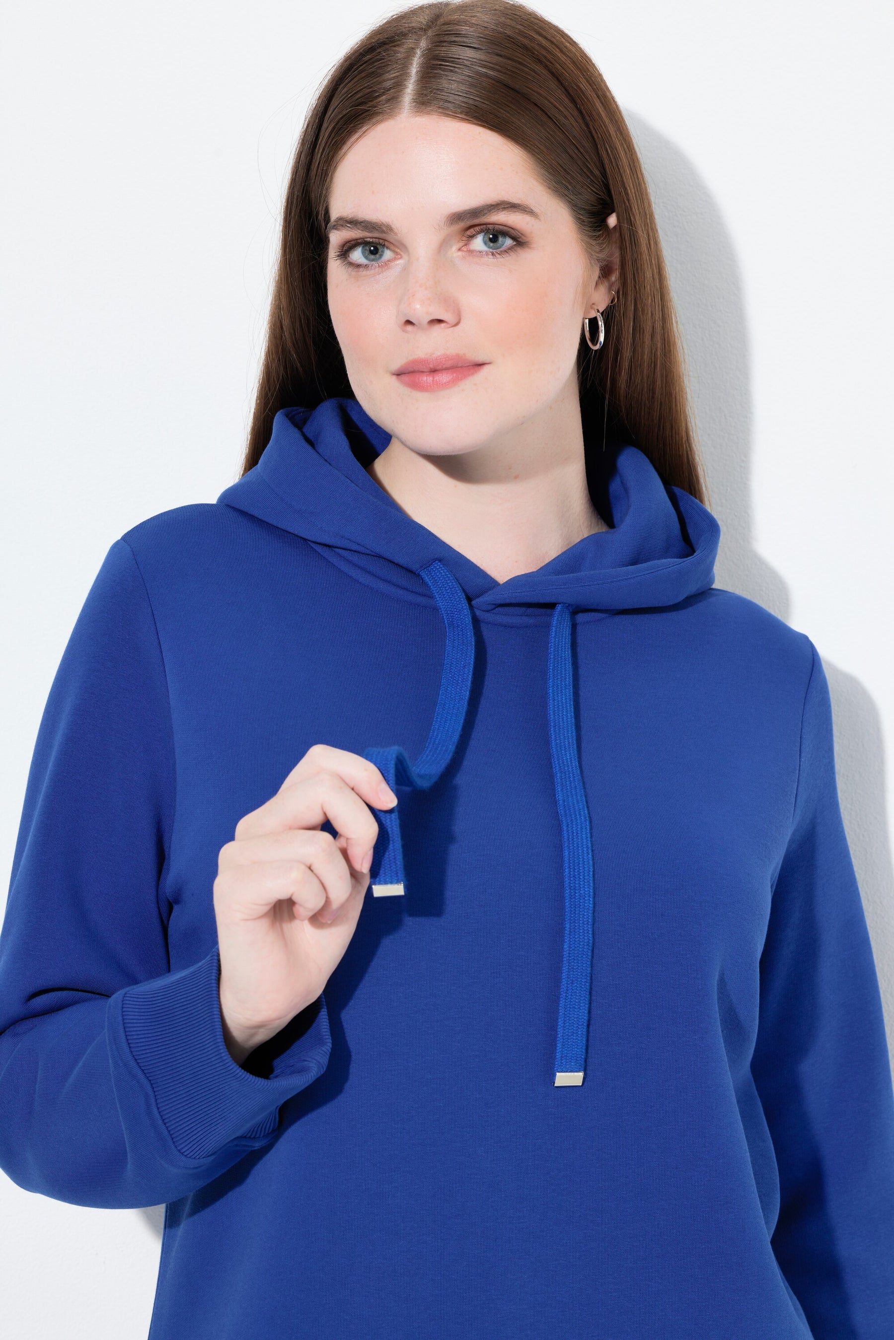 Ulla Popken Hoodie in Blue