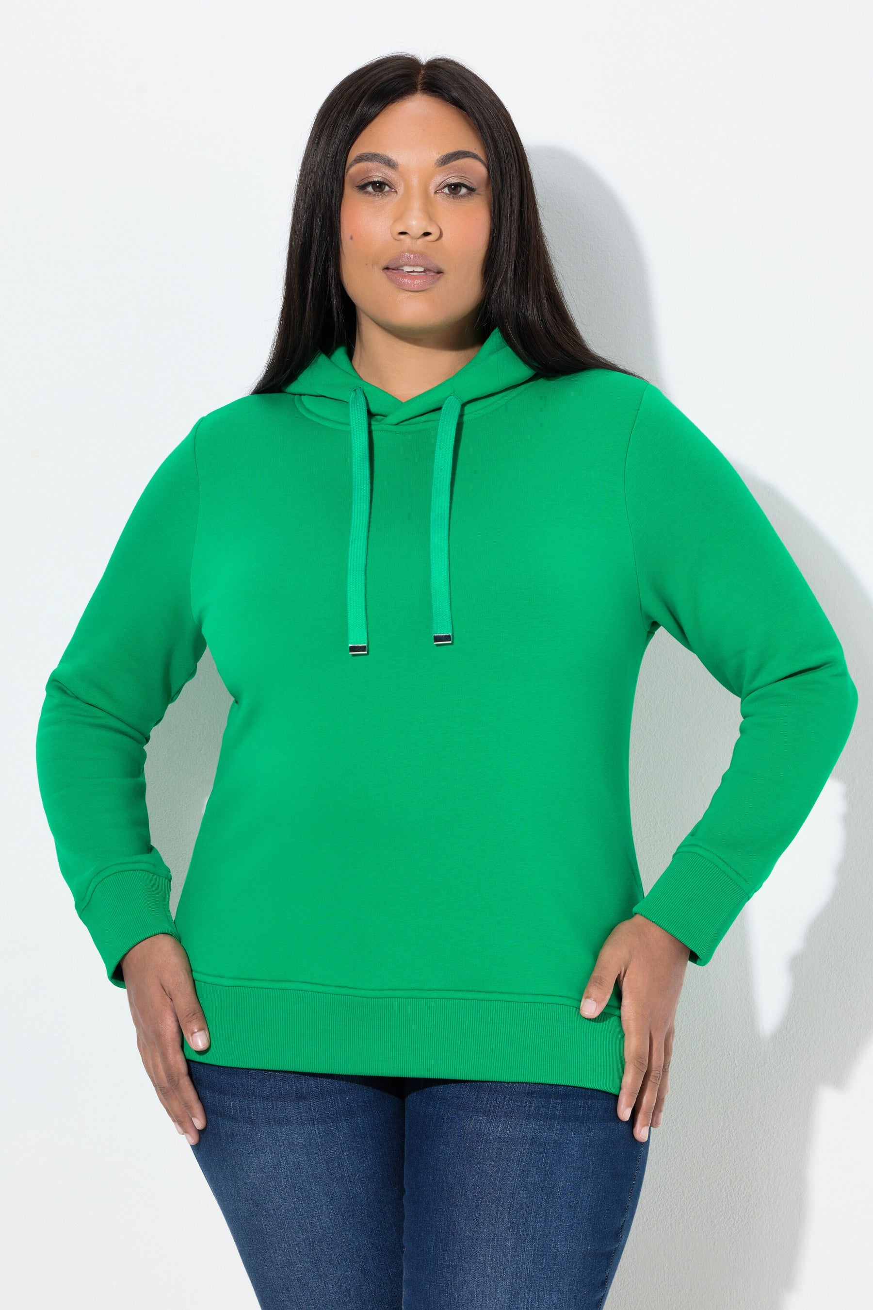 Ulla Popken Hoodie in Green