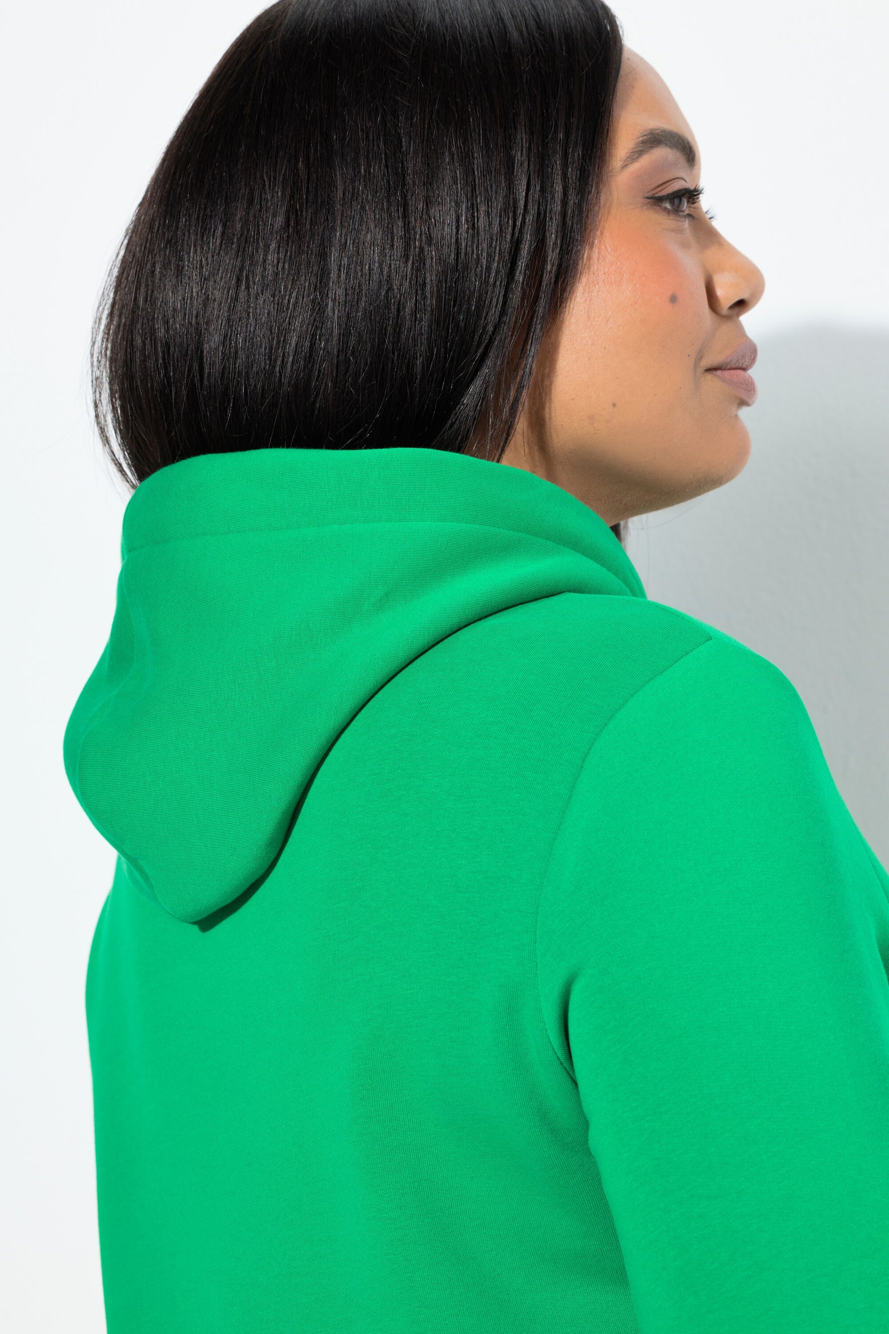 Ulla Popken Hoodie in Green