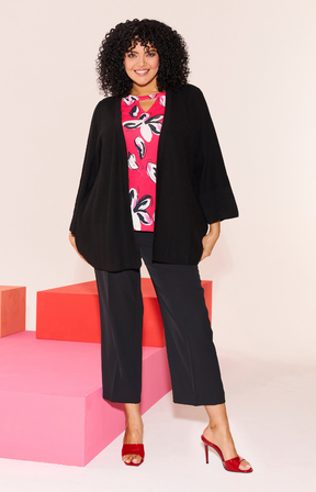 Ulla Popken Keyhole T-Shirt in Red